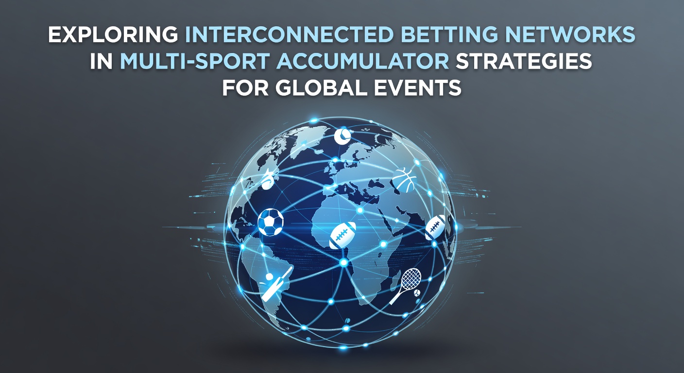 Diagram showing interconnected betting networks across various sports and global events